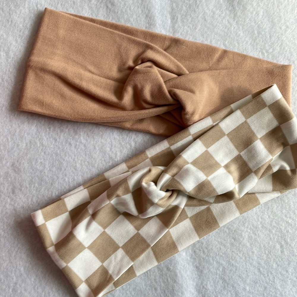 Front twist Headbands Set of Two